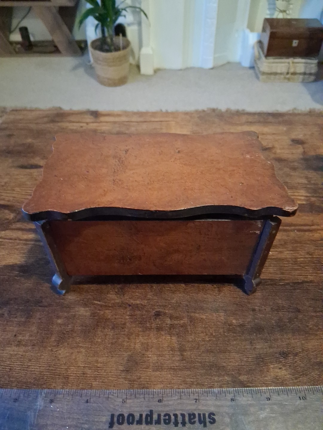 Restoration Project, Mid Century Tallent Wind Up Musical Jewellery Box.