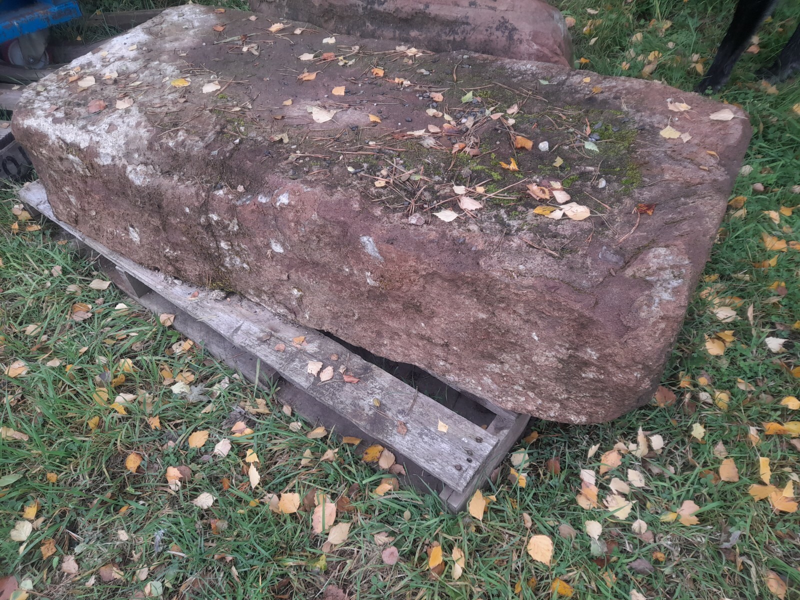 Large Red Reclaimed Sandstone Block*Restoration Projects*Antique*