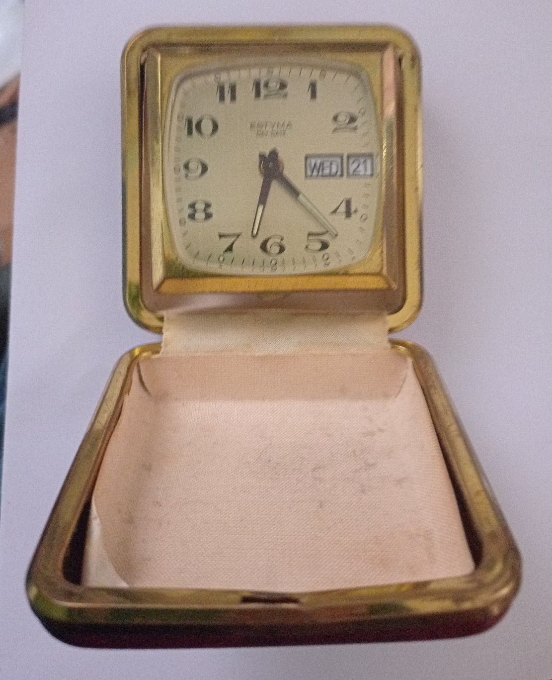 Estyma Collectable German Travel Clock Spares or Repair