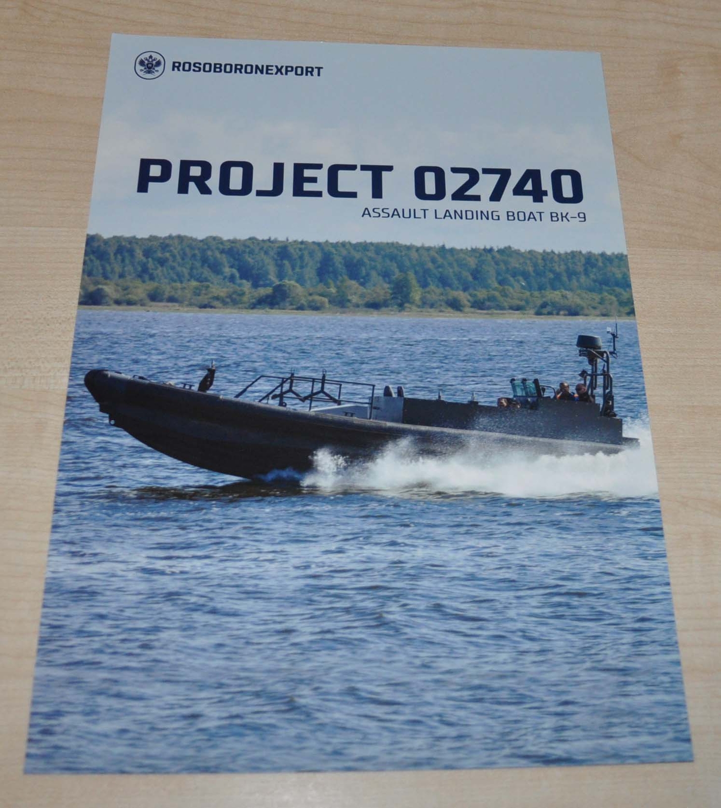 Assault Landing Boat BK-9 Project 02740 Navy Russia Brochure Rosoboronexport