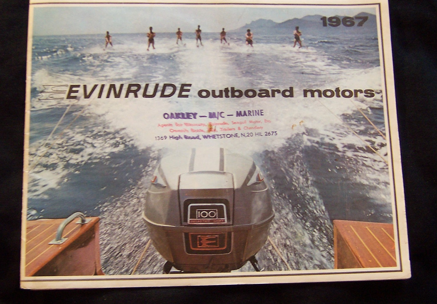 VINTAGE 1967 EVINRUDE OUTBOARD MOTOR BROCHURE BOAT MARINE