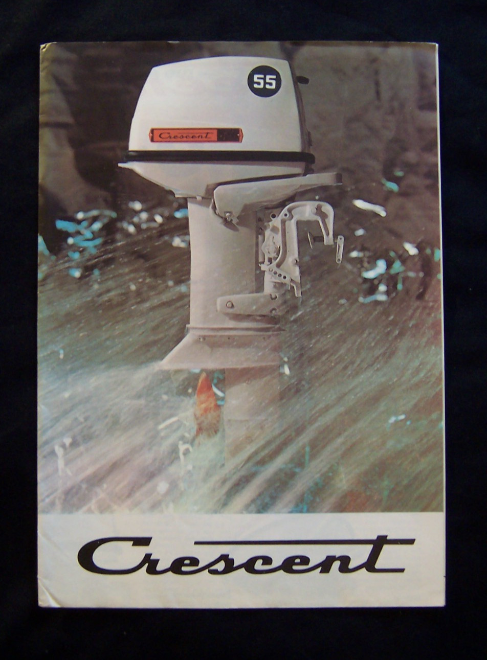 VINTAGE 1969 CRESCENT OUTBOARD MOTOR BROCHURE BOAT MARINE