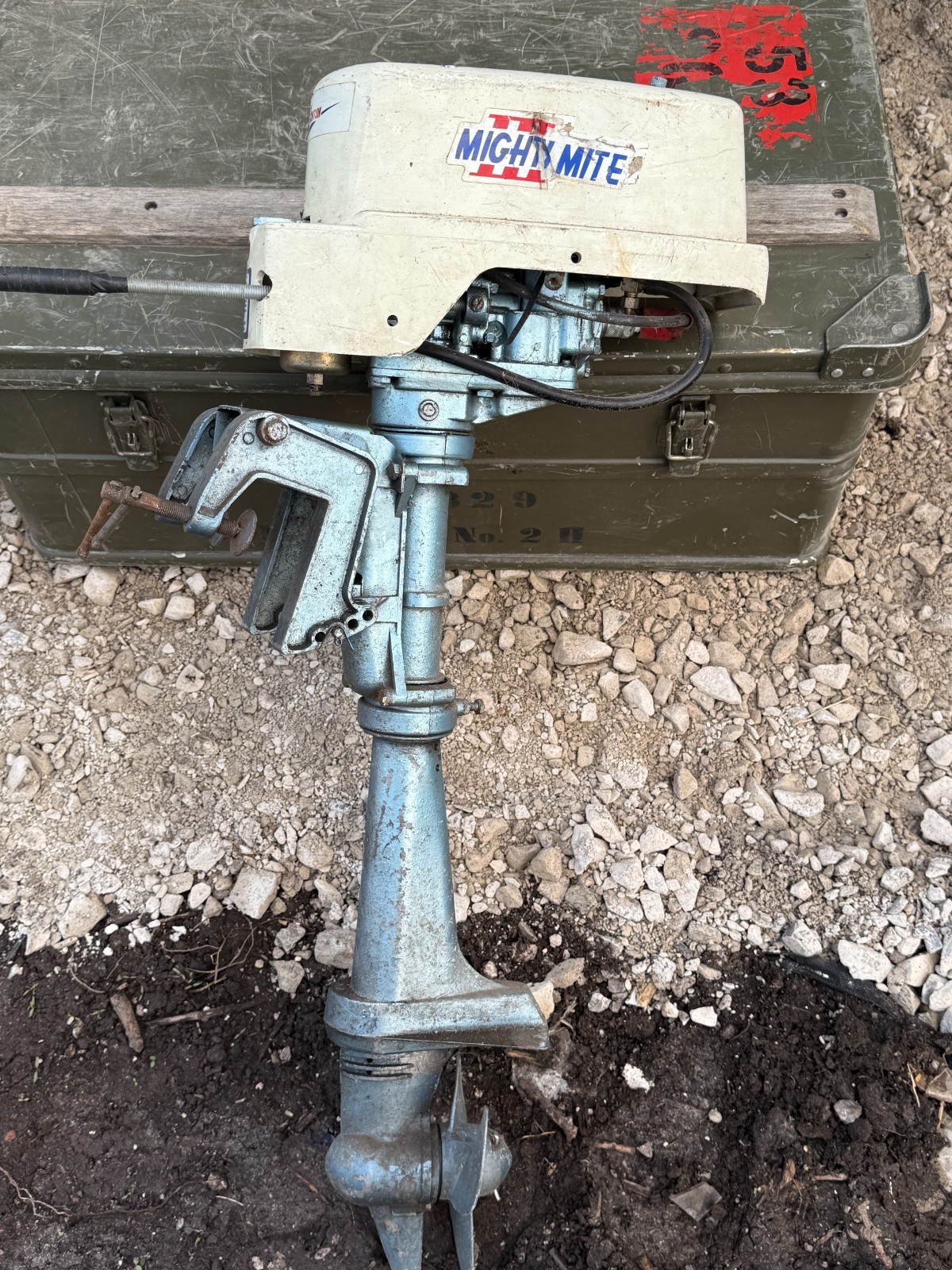 VINTAGE NEPTUNE 800 MIGHTY MITE II 2 OUTBOARD BOAT MOTOR ENGINE