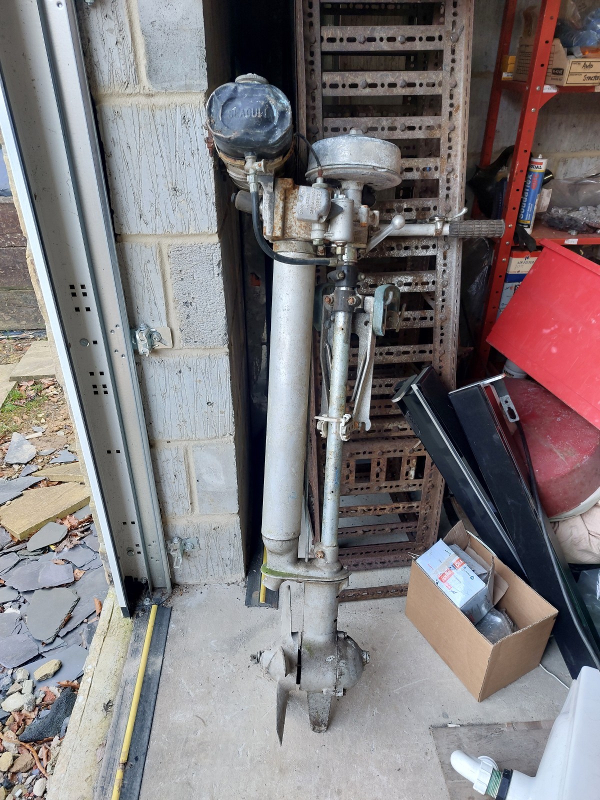 2x Seagull Vintage Outboard Motors.