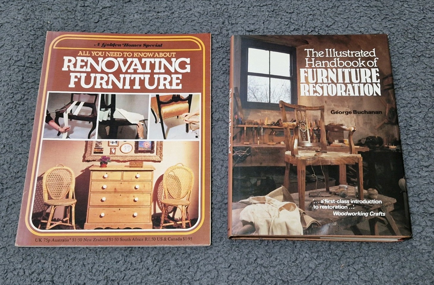 Vintage 1976 & 1986 Furniture Restoration Books