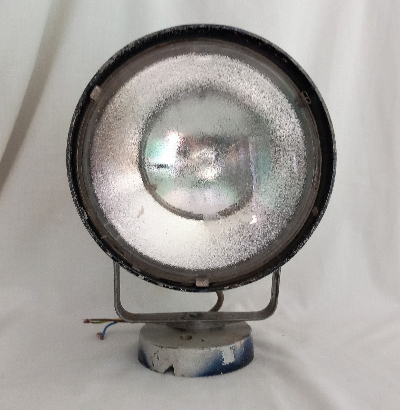 Vintage mid century Rotaflex Concord metal spotlight lamp for repair or upcycle