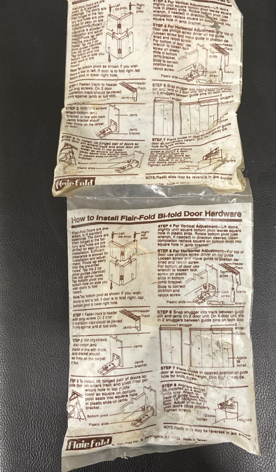 Mid Century Modern Bi- Folding Door Hardware Packages,Handy Man,Home Repair