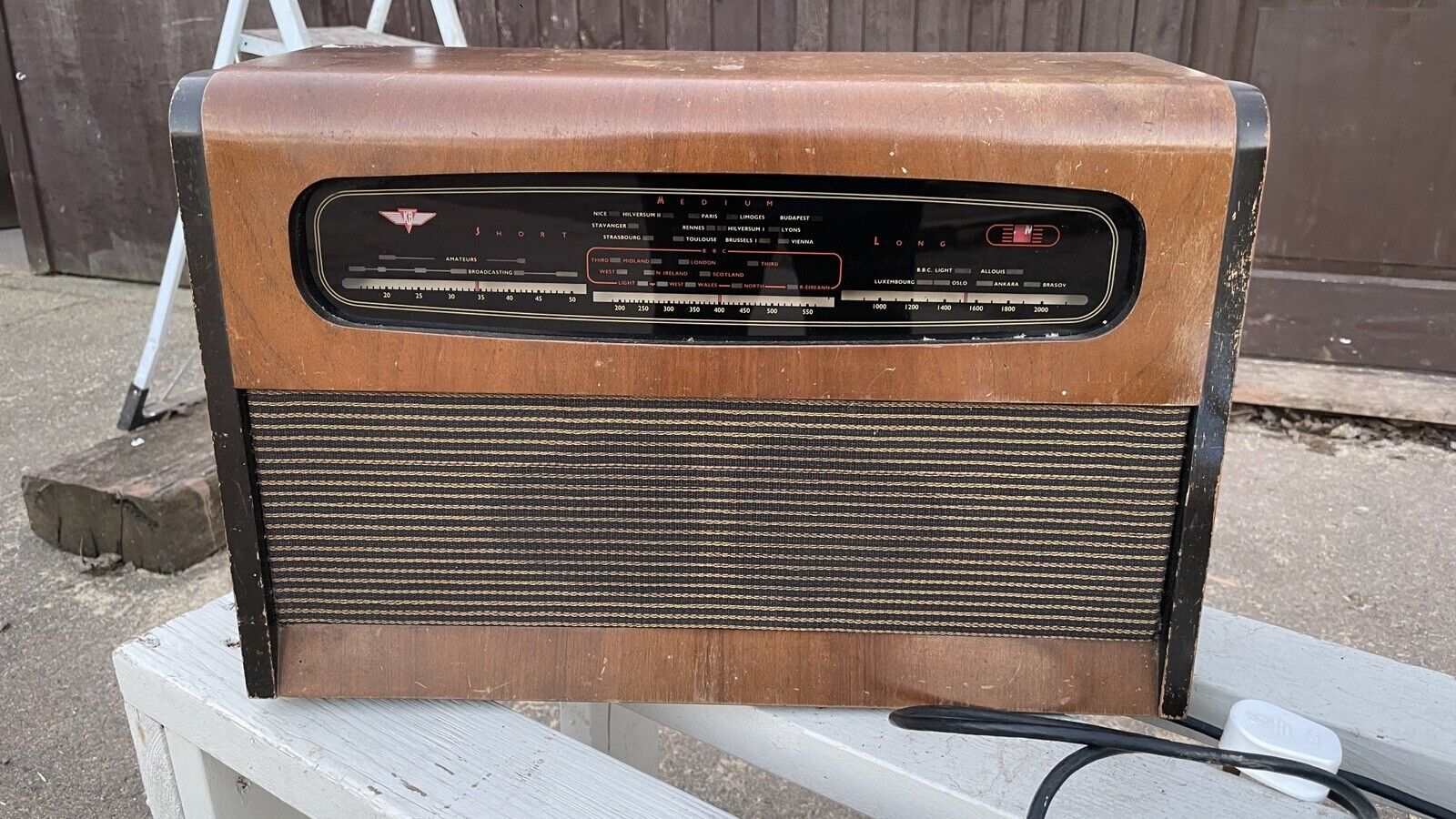 Kolster-Brandes VALVE RADIO Vintage LARGE Receiver Spares Restoration or Prop