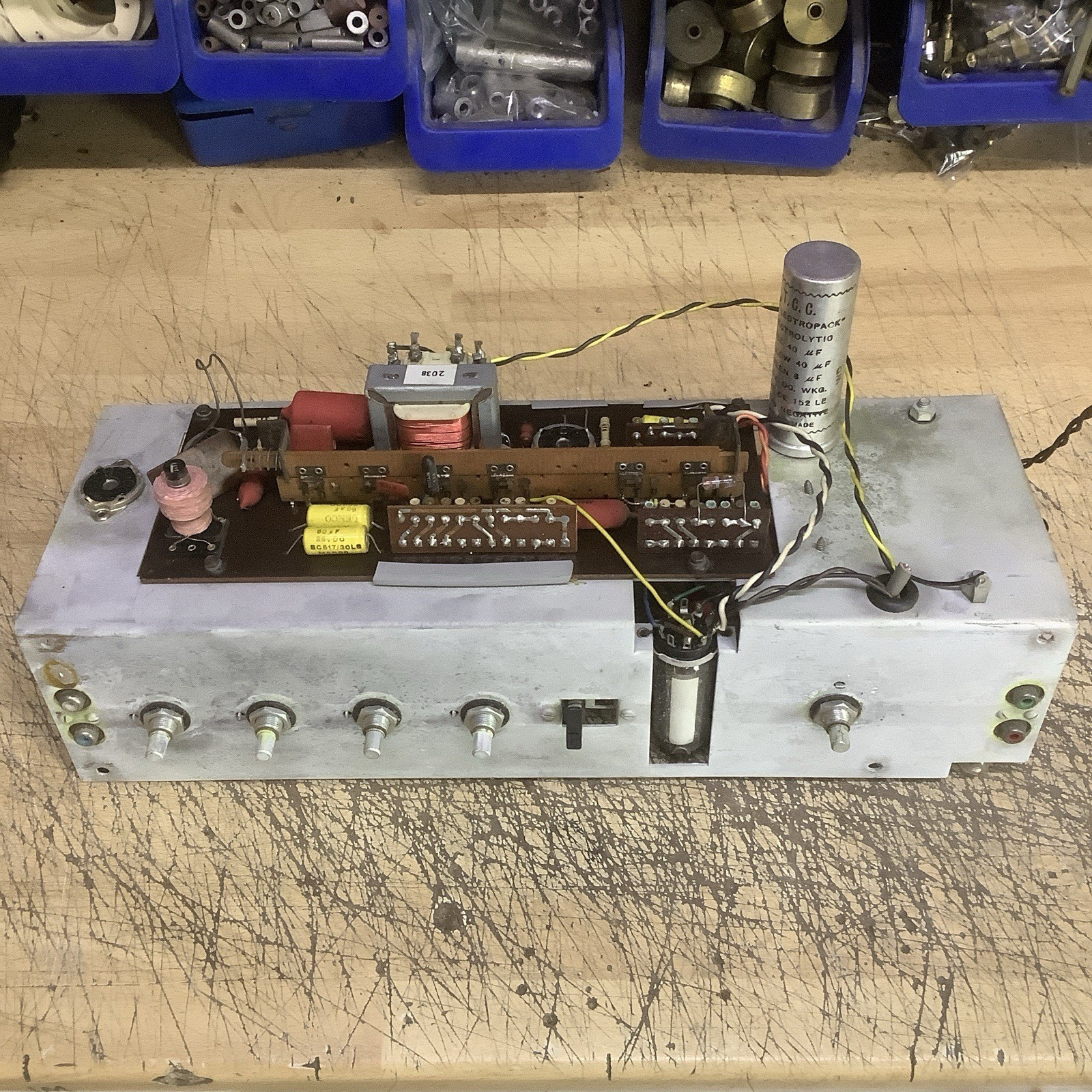 Vintage Valve Amplifier Chassis for Project