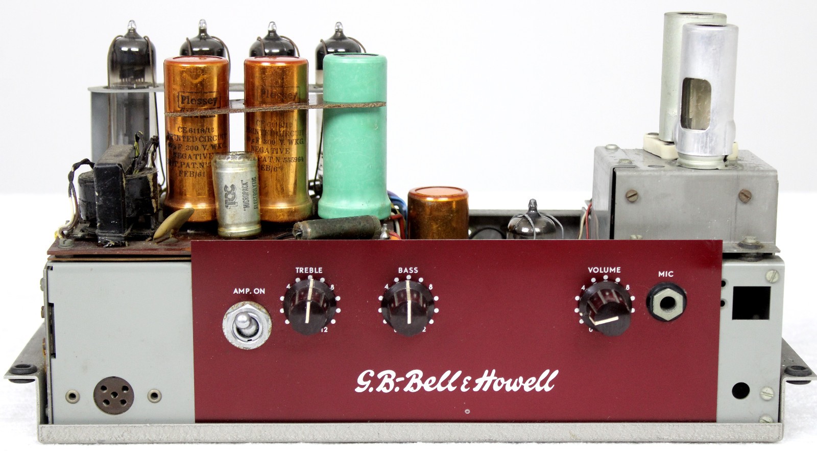 Bell & Howell 636 Guitar Amplifier Project for UL84 and ECC83 valves FREEPOST