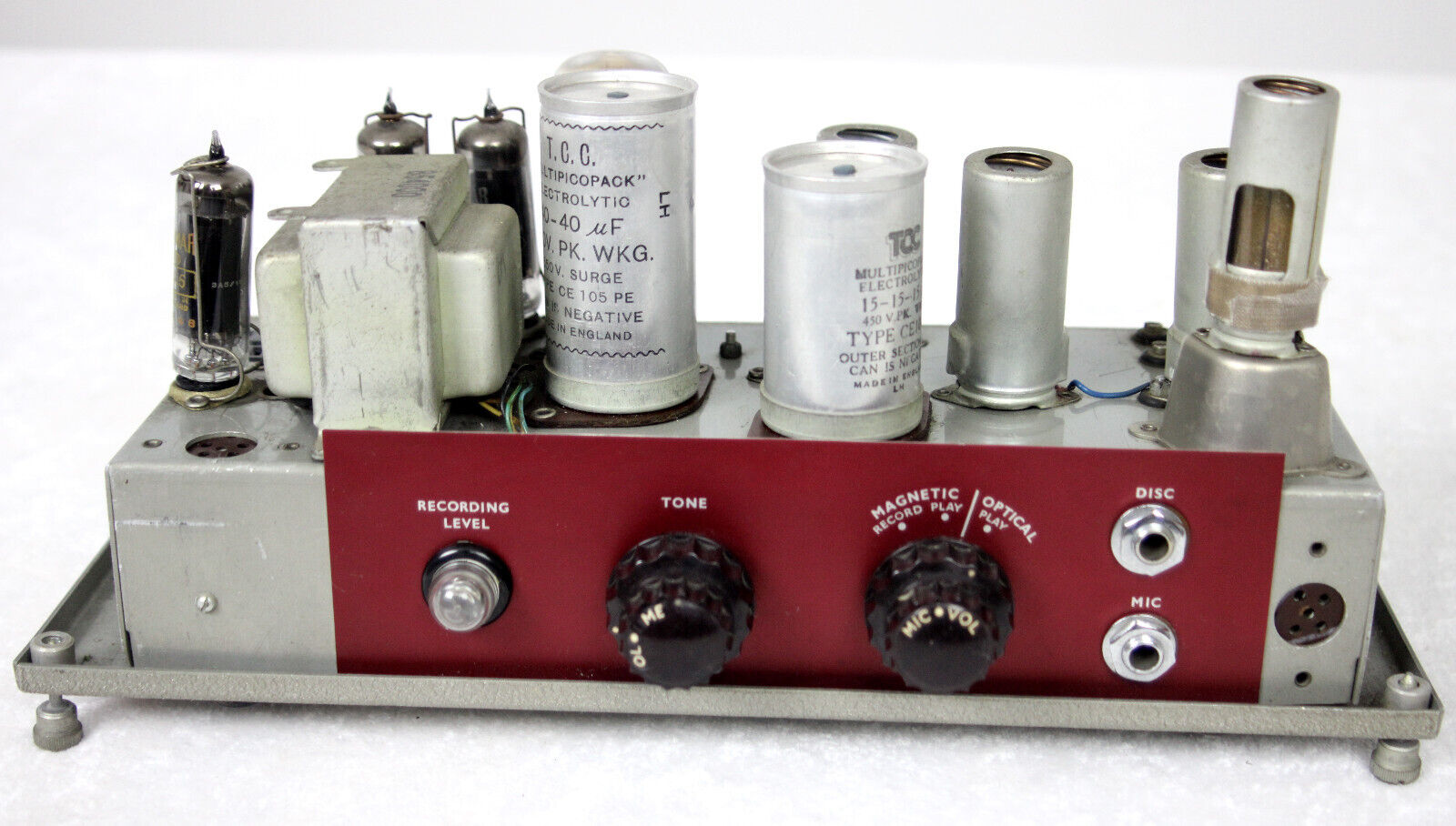 Bell & Howell Guitar Amplifier Project for ECC83 & 6AQ5 (12AX7 and EL90) Valves