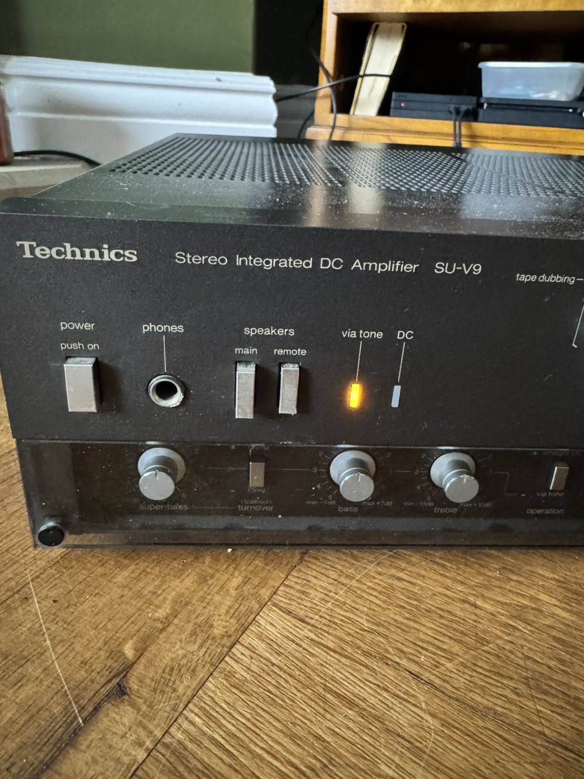 Integrated Amplifier Technics SU V9 Spares or Repair Vintage Hifi Amp