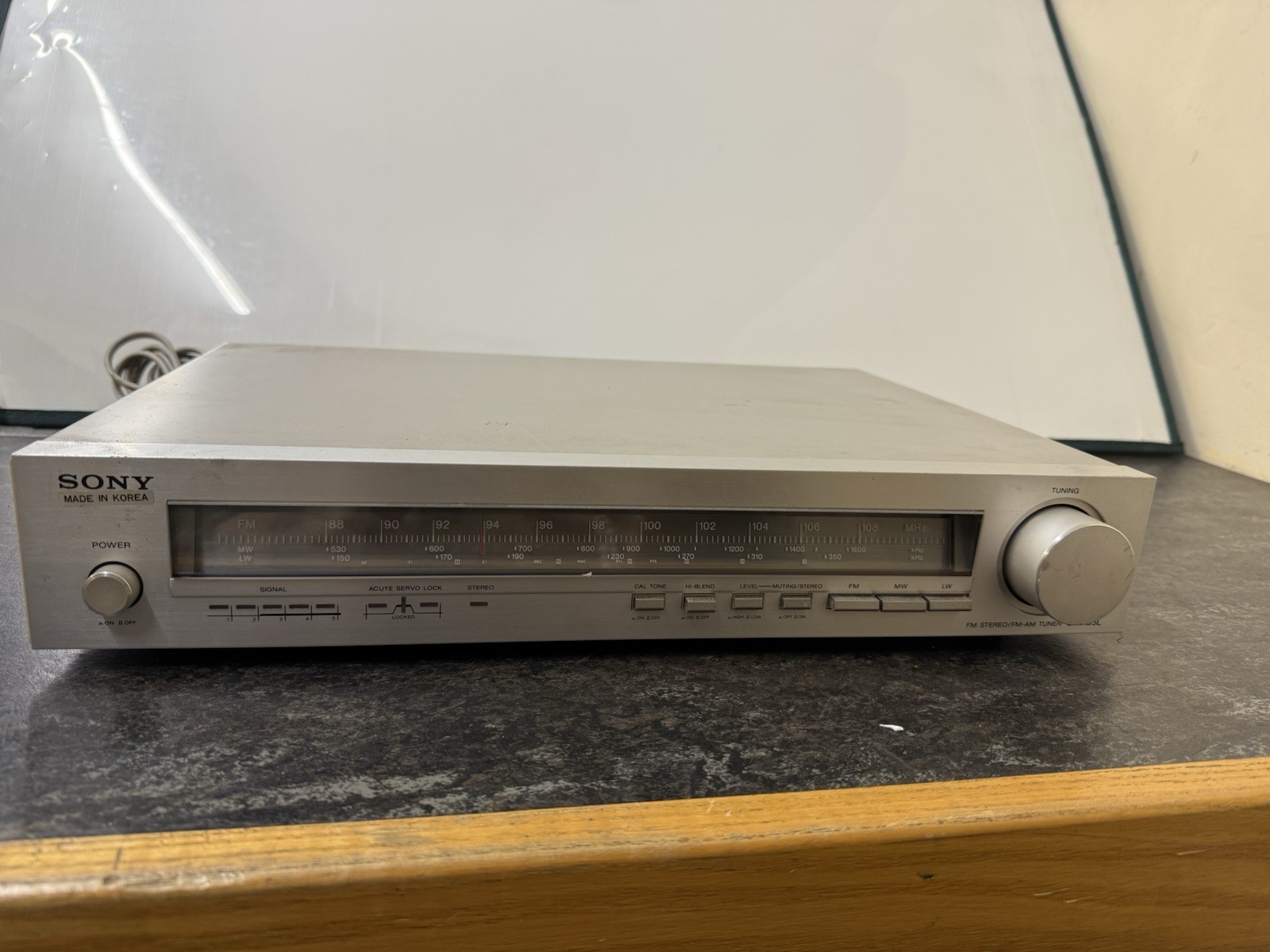 Vintage Sony ST-A35L Stereo AM/FM Radio Tuner – HiFi Separate – Spares or Repair