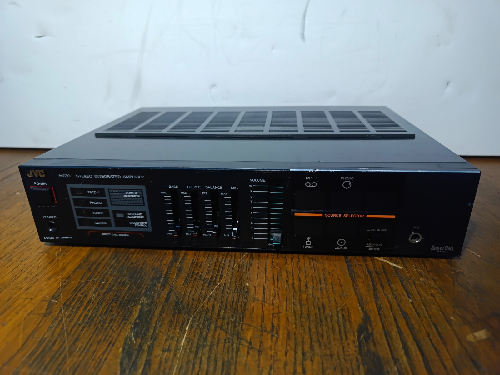 Vintage JVC A-E30 Hifi Separate Amplifier With Phono In SPARES/REPAIR PROJECT