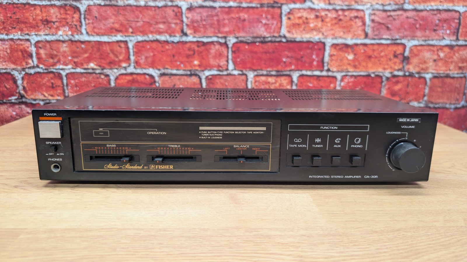 Vintage Fisher CA-30R Integrated Stereo Amplifier HiFi Spares Repair