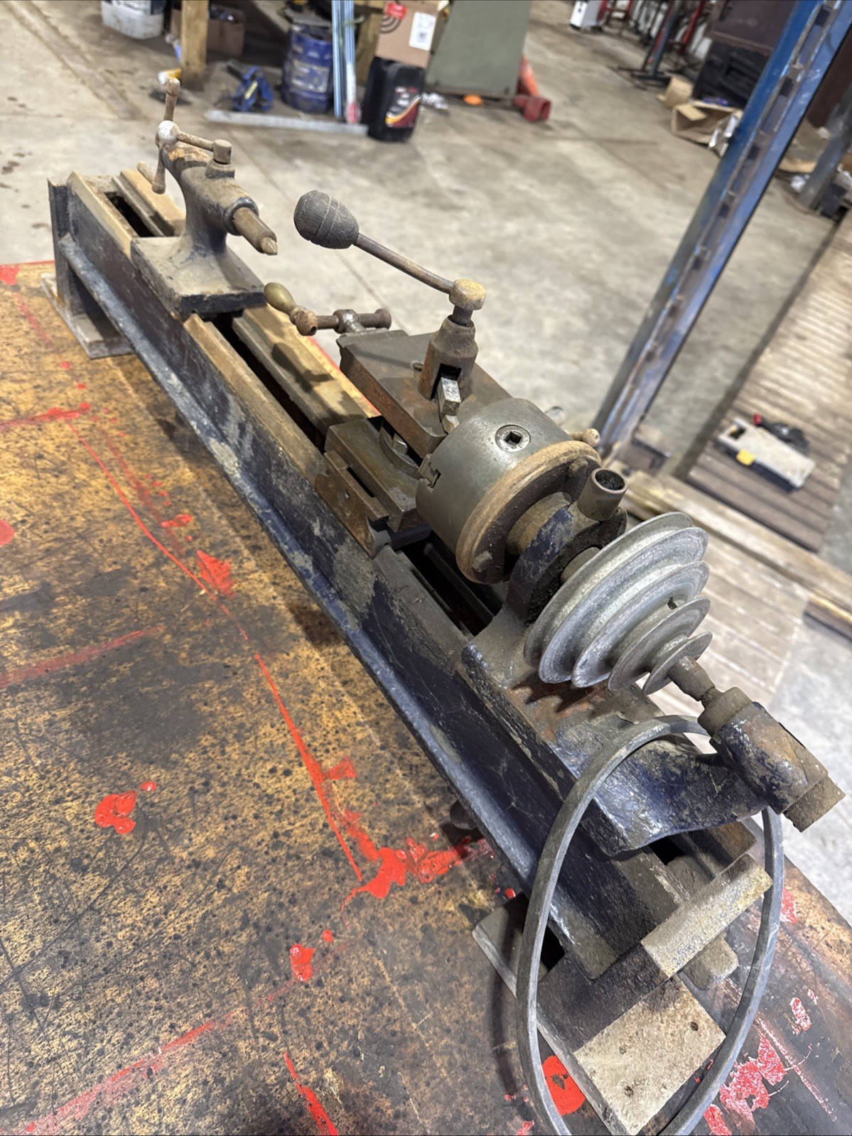 Vintage E. Millen Precision Bench Lathe – London – Antique Engineer’s Lathe