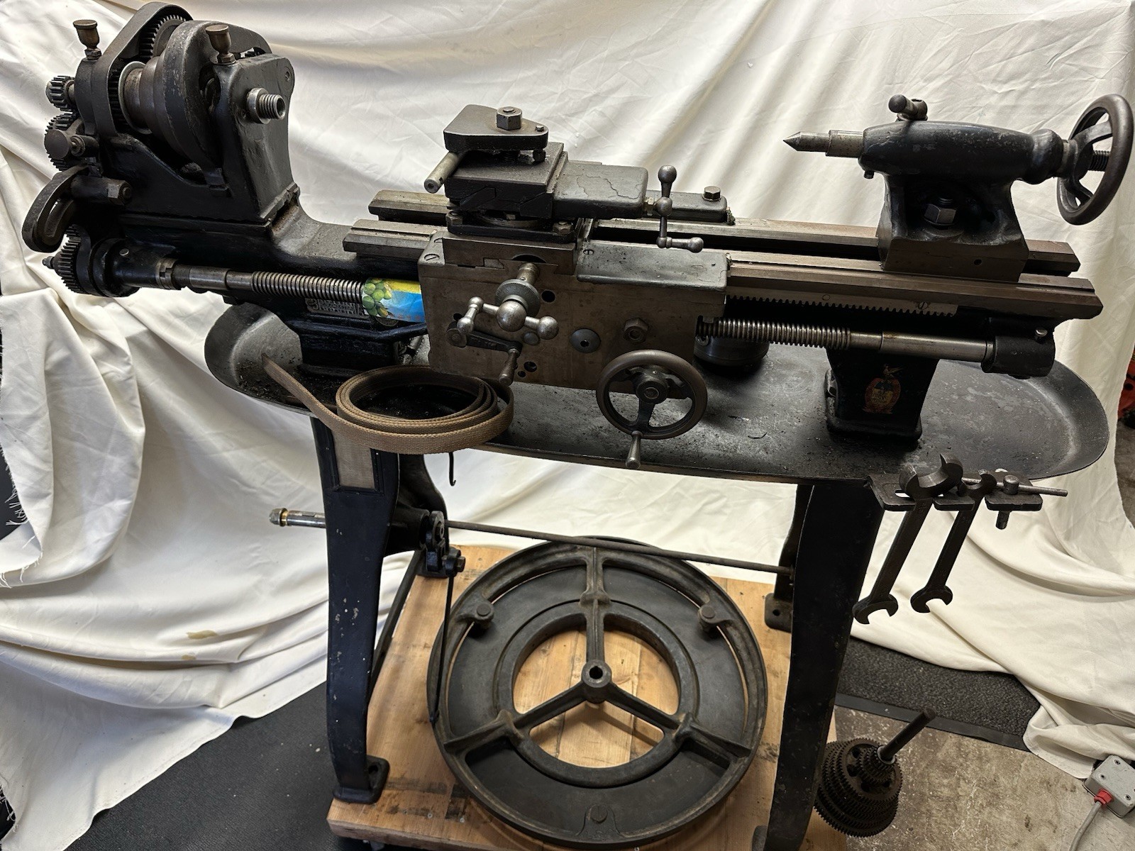 Antique Britannia Lathe