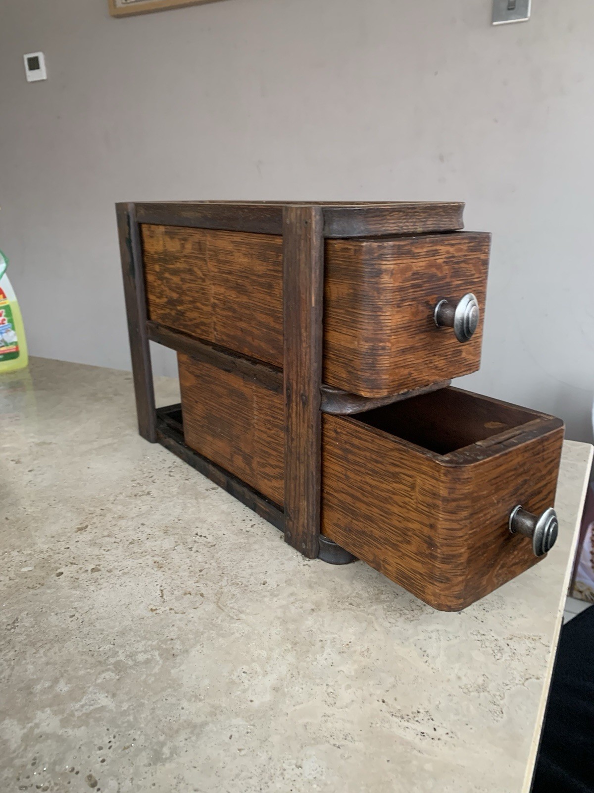Singer Sewing Machine Cradle And Drawers Vintage Ready For Up cycling Or Restore