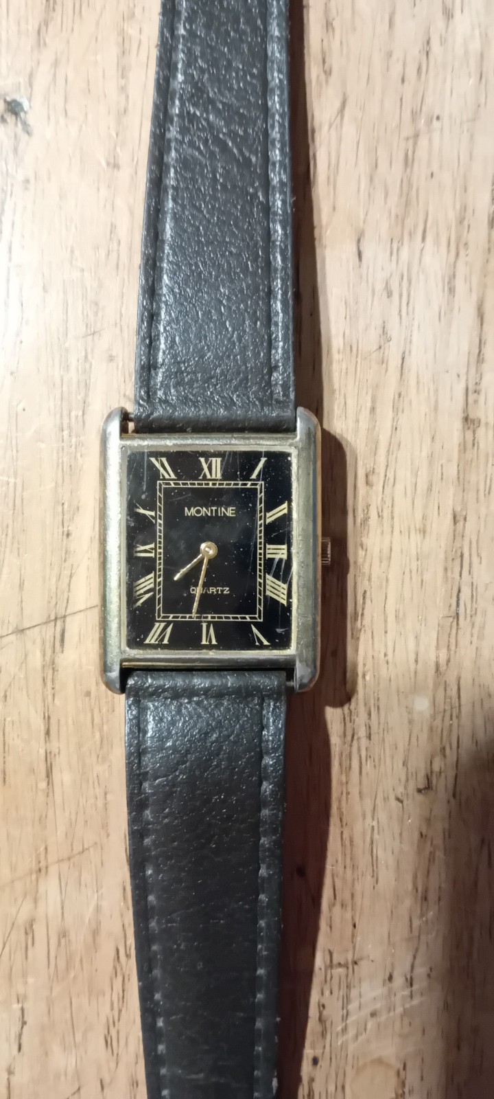 Montine Tank Quartz Vintage Watch - restoration project