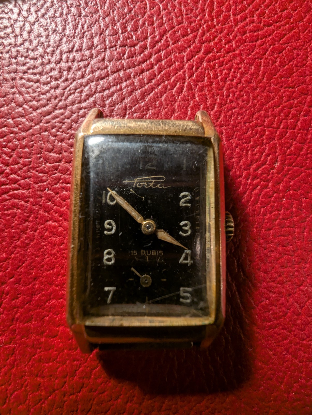 Porta 1940s Tank Watch Plated Restoration Project