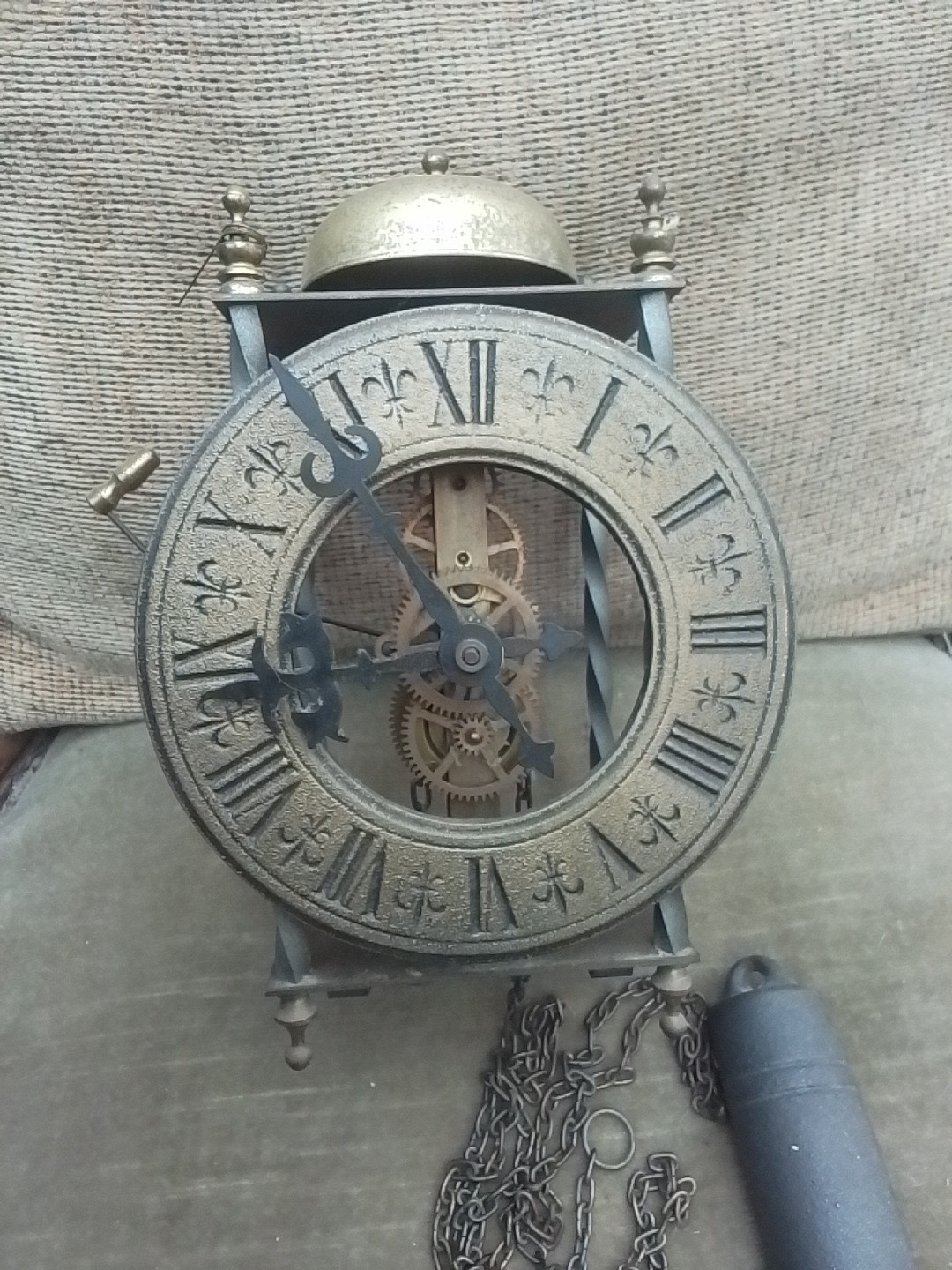 Vintage Lantern Clock By Staiger For Restoration