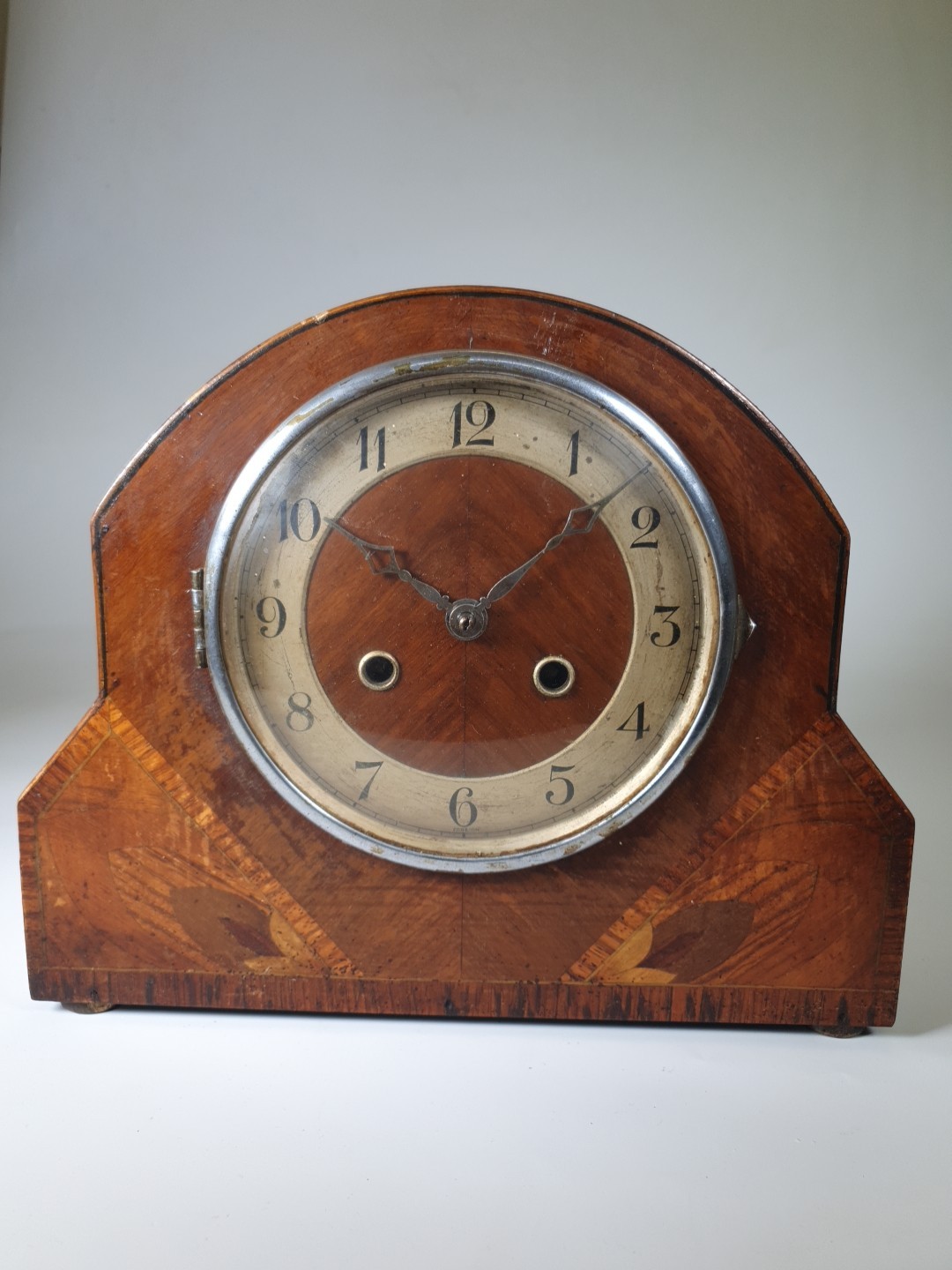 Art Deco Vintage Mantel Clock For Restoration Repair Parts Display