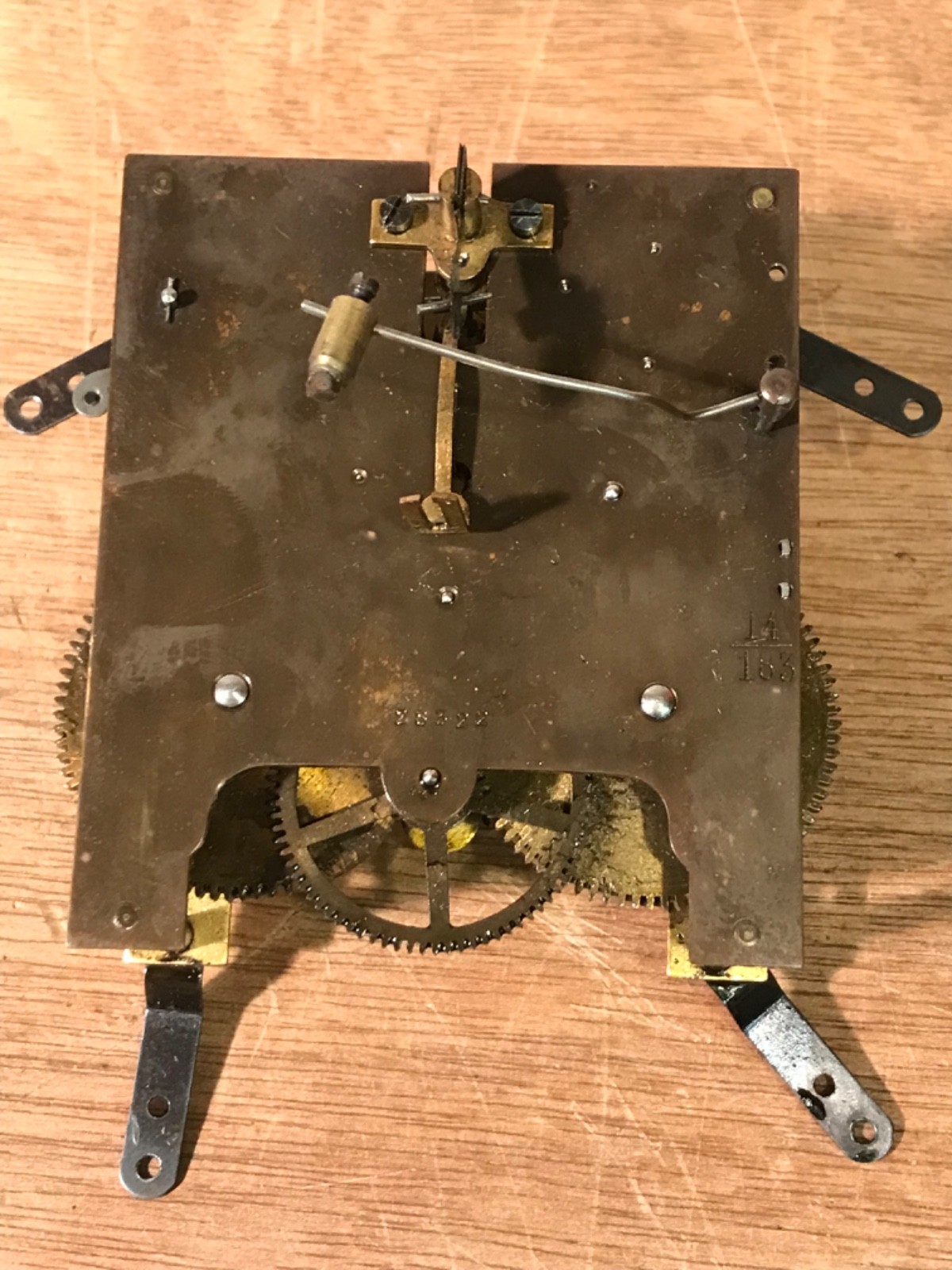 Vintage Chiming Mantle Clock Movement for Spares Repair