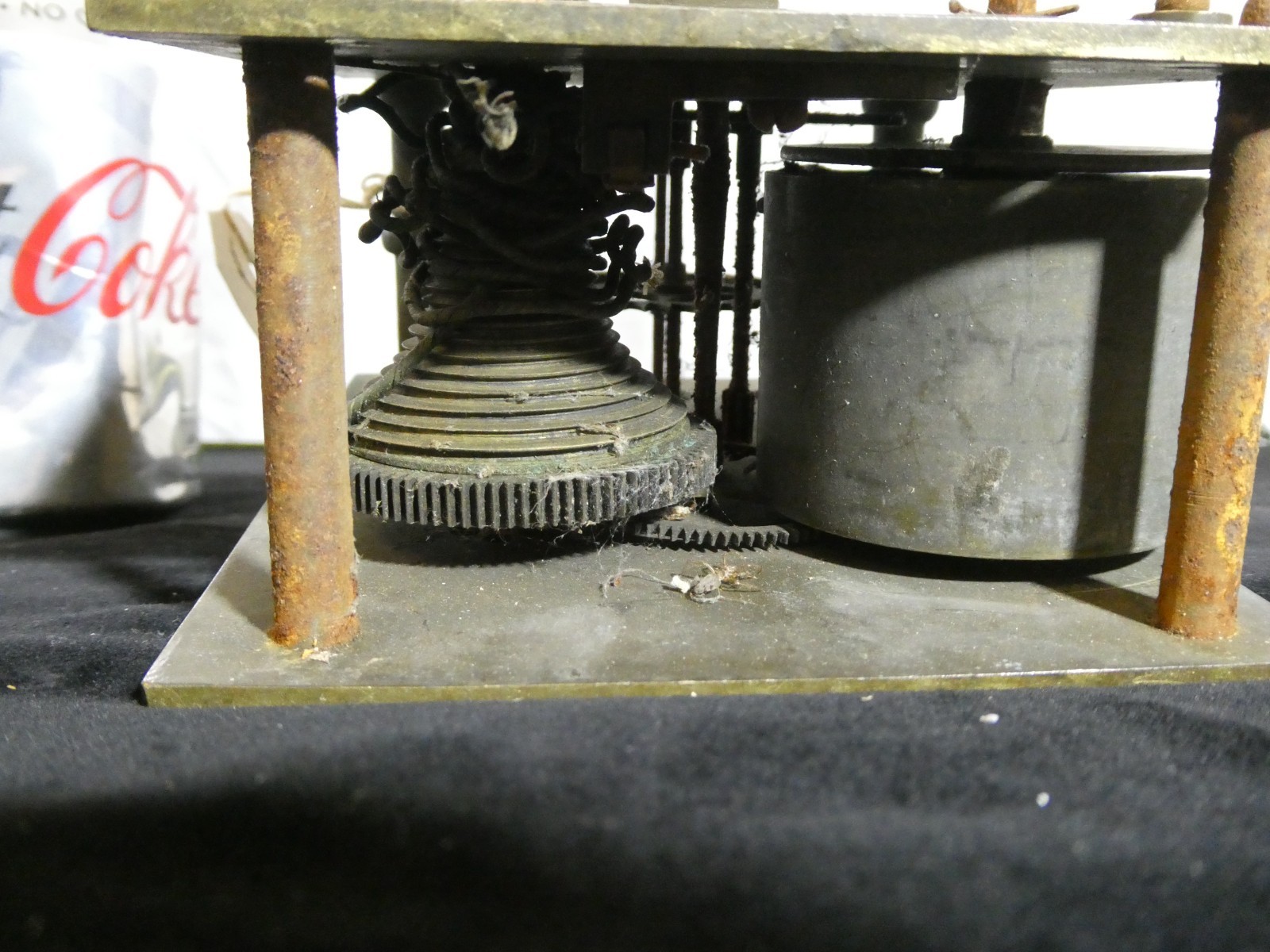 Antique Longcase Grandfather Clock Movement Spares Repairs Restoration Only #M5