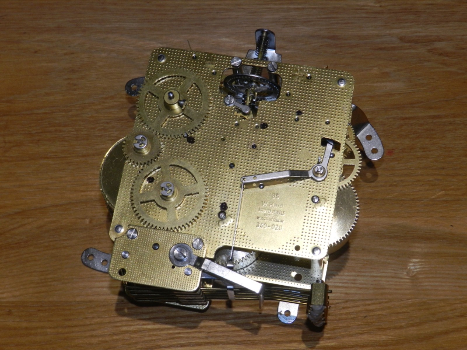 Hermle chiming Clock Movement : 340-020 Working order but for spares/repair.