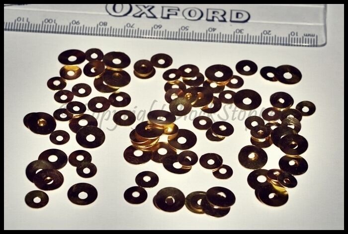 Clock Hand Washers Brass Domed Round Hole Repair Movement Spares Part Mechanical