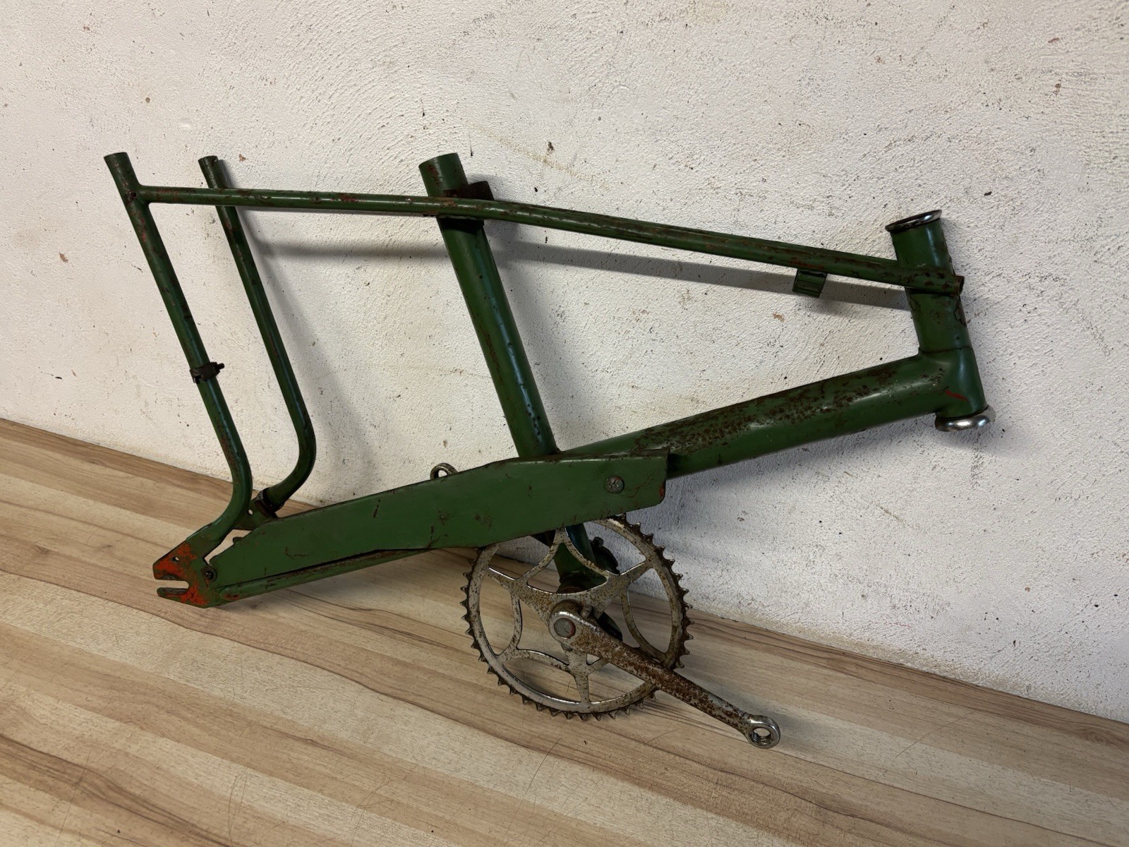 Mk2 Raleigh Chopper Bike Frame Looks to be shortened Sold For restoration