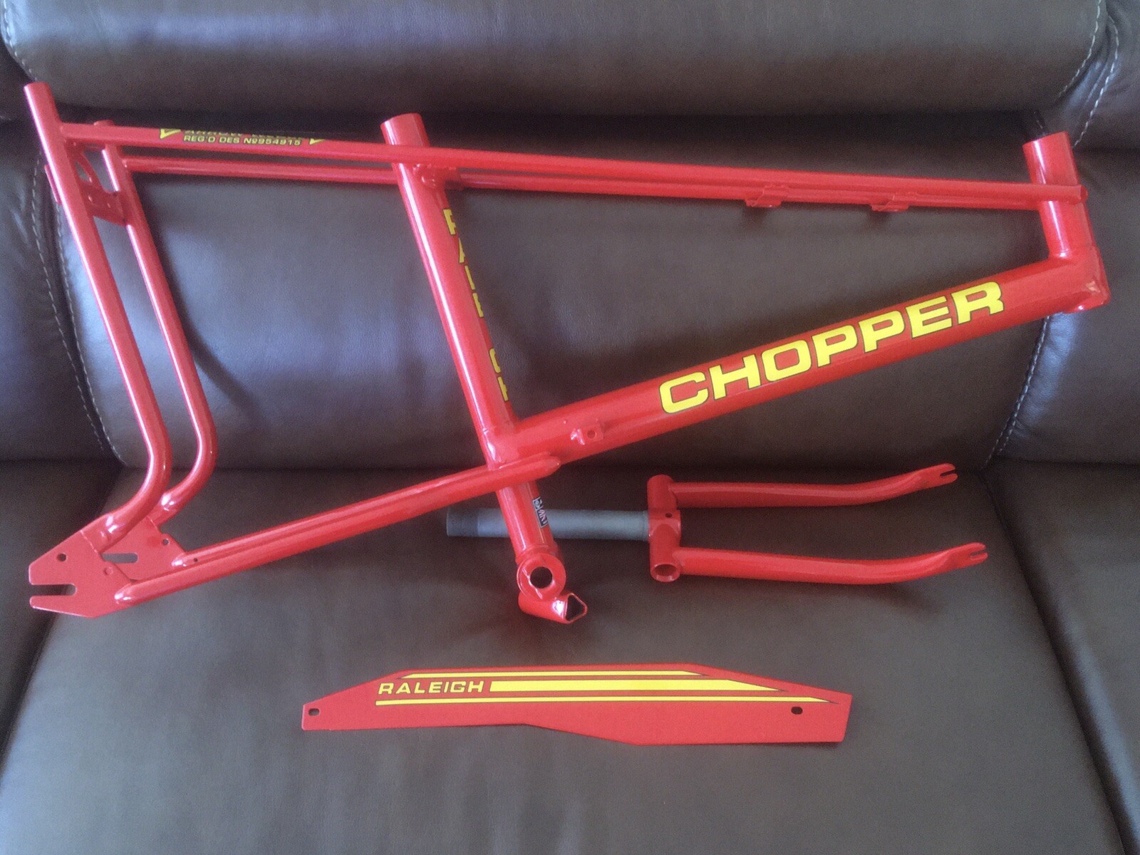 RALEIGH CHOPPER Mk2 FRAME, FORKS & CHAINGUARD RESTORATION SERVICE