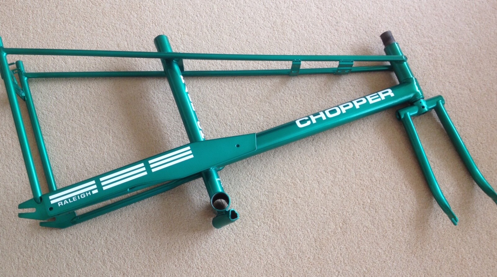 RALEIGH CHOPPER Mk1 FRAME, FORKS & CHAINGUARD RESTORATION SERVICE
