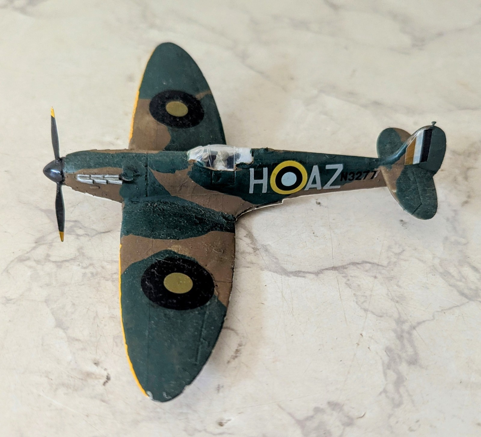 Pre Built Spitfire Model Restoration Project