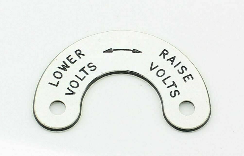 Voltage Lower/Raise Panel Plate Switch Surround RAF Vintage Aircraft Part