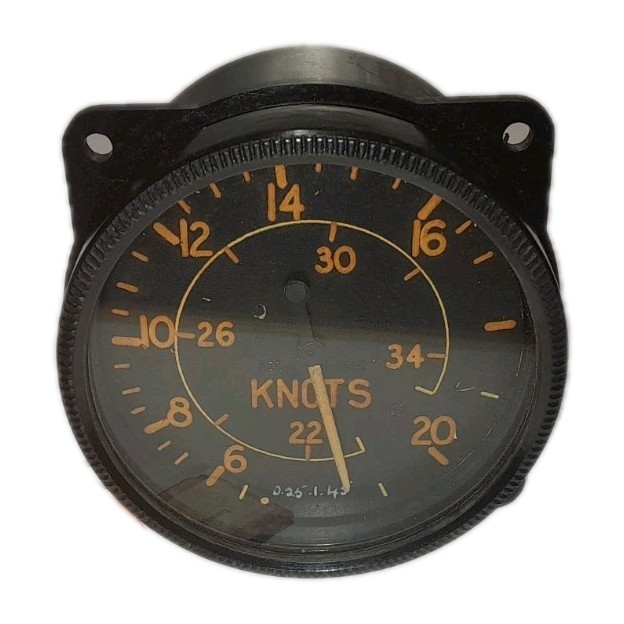 RAF Lancaster Type Airspeed Indicator . 6A 585. Dated 1944. Untested