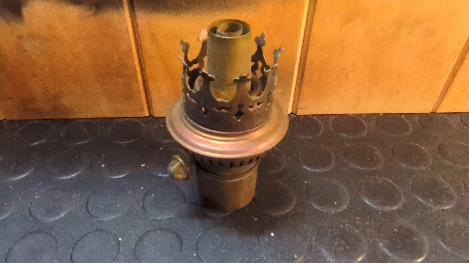 Old burner from barn find railway lamp point lighting DR kerosene lamp