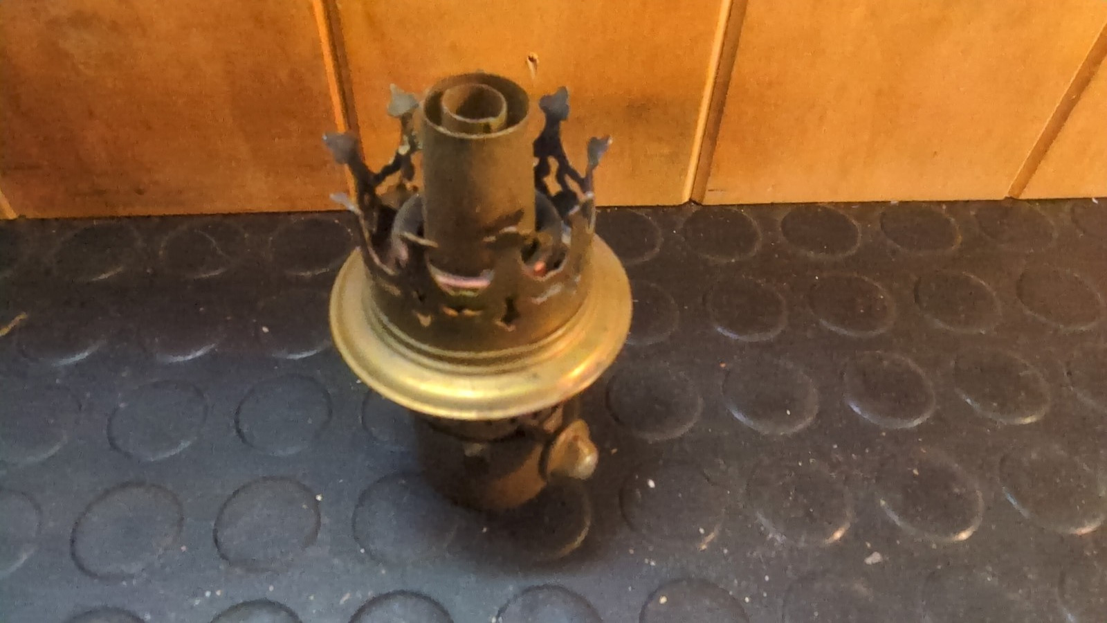 Old burner from barn find railway lamp point lighting DR kerosene lamp