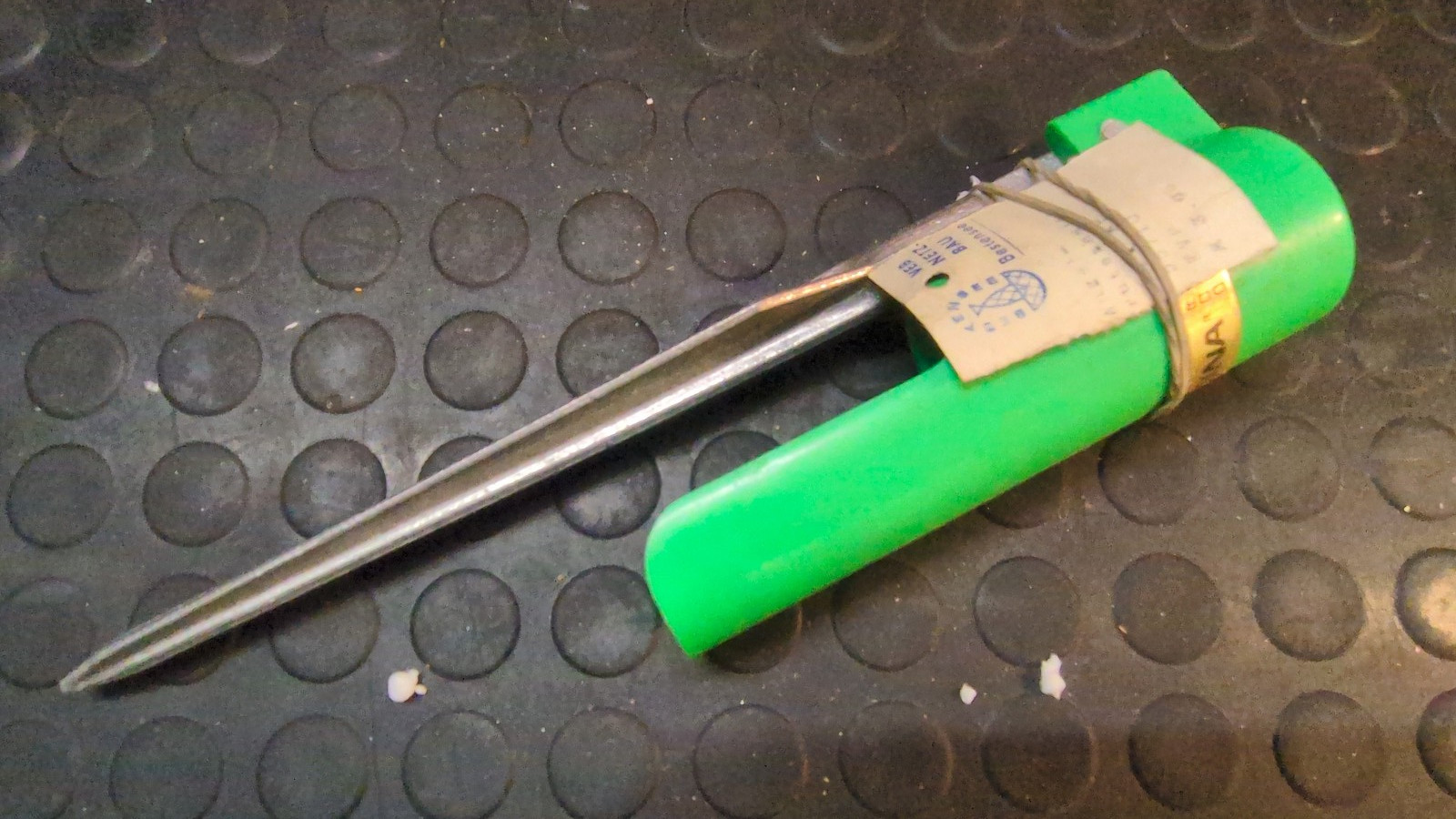 Barn find old original fishing rod holder Germina GDR VEB NET CONSTRUCTION Bestensee